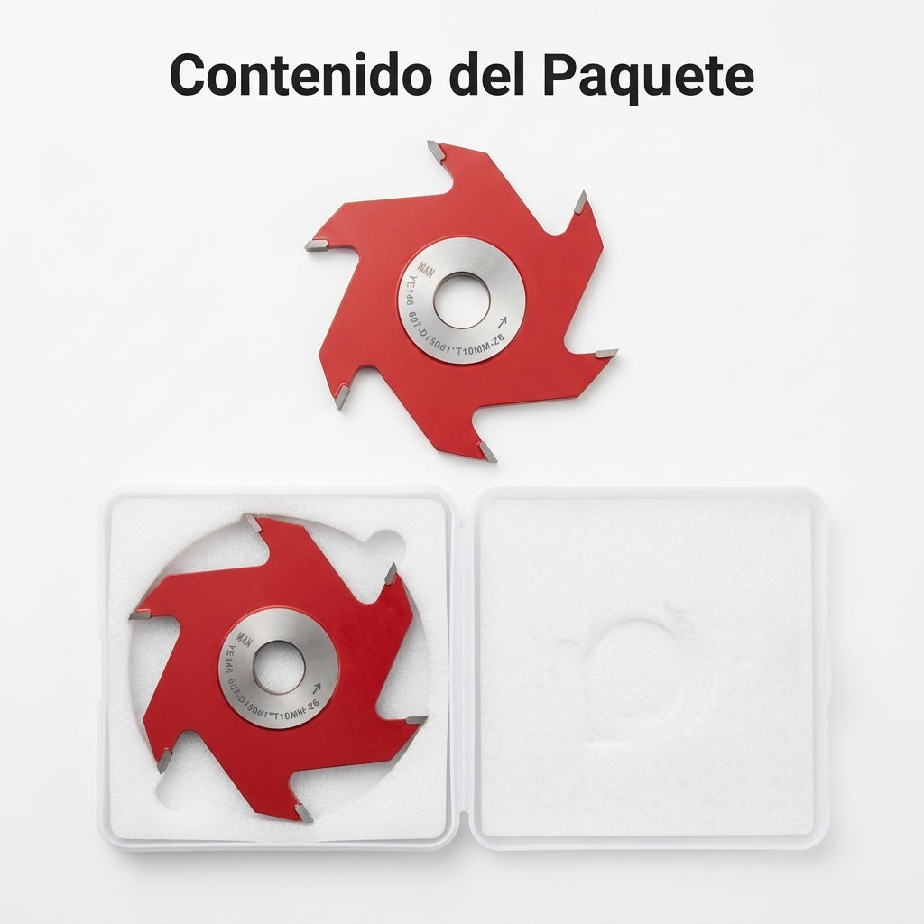 Industrial grooving blade — Contenido del Paquete - Vista Aerea | Generated by Modelize