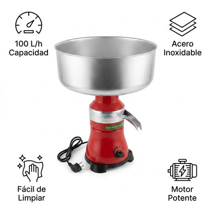 Electric Milk Centrifugal Separator — Infografia de Caracteristicas | Generated by Modelize
