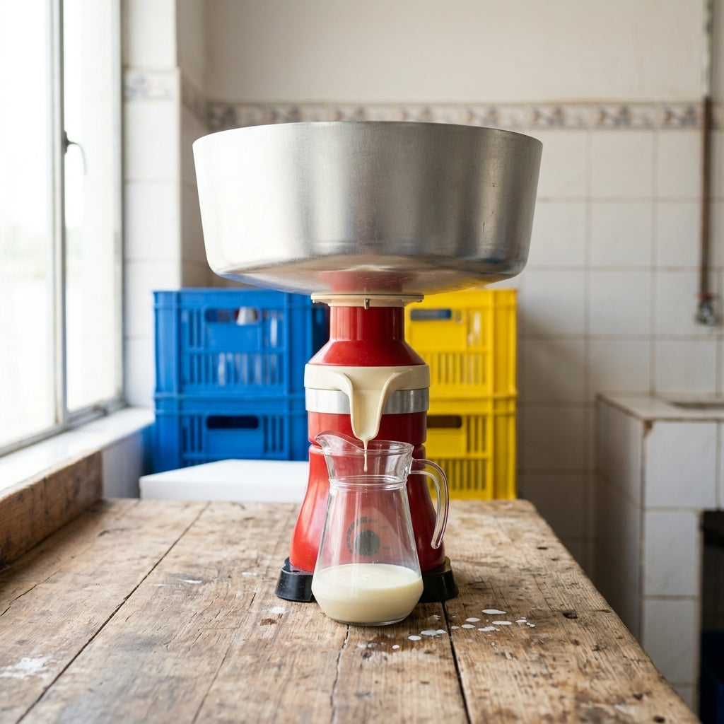 Electric centrifugal milk cream separator — Estilo de Vida - Producto en Uso | Generated by Modelize
