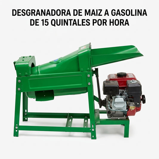 Gasoline-powered agricultural corn sheller — Portada Principal - Estudio Blanco | Generated by Modelize