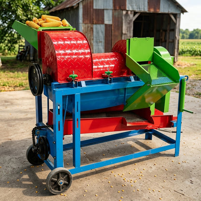 Industrial agricultural corn sheller — Estilo de Vida - Producto en Uso | Generated by Modelize