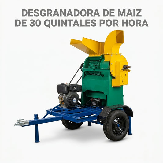 Industrial corn sheller (Desgranadora) — Portada Principal - Estudio Blanco | Generated by Modelize