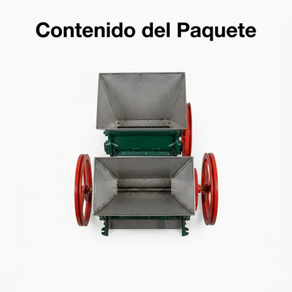 Industrial coffee pulper — Contenido del Paquete - Vista Aerea | Generated by Modelize