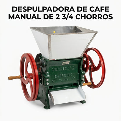 Manual coffee pulper — Portada Principal - Estudio Blanco | Generated by Modelize
