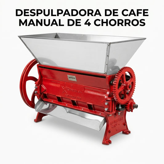 Manual coffee depulper — Portada Principal - Estudio Blanco | Generated by Modelize