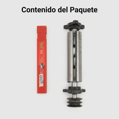 Industrial Jointer Cutter Head — Contenido del Paquete - Vista Aerea | Generated by Modelize
