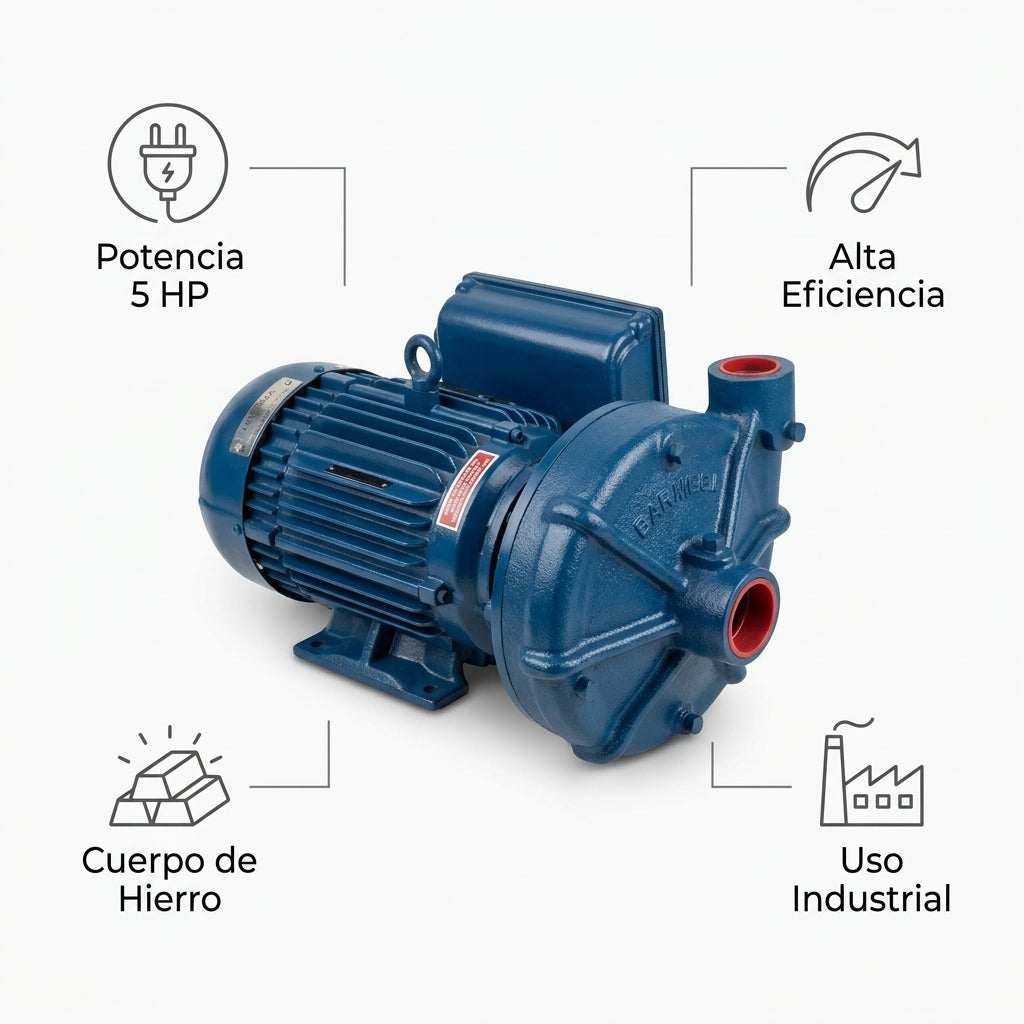 Centrifugal electric pump — Infografia de Caracteristicas | Generated by Modelize