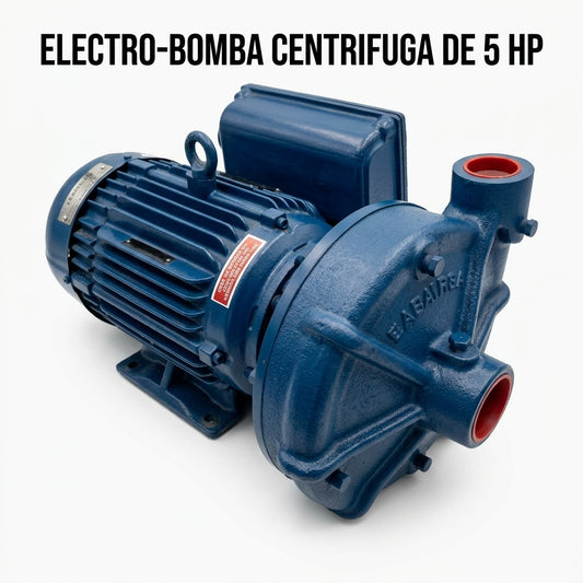 Centrifugal water pump — Portada Principal - Estudio Blanco | Generated by Modelize