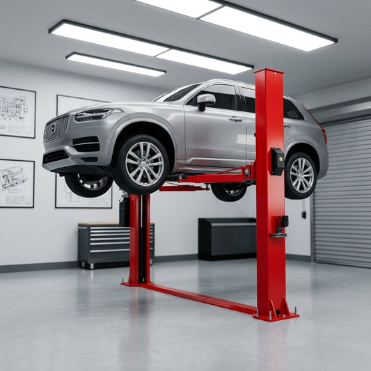 Two-post hydraulic car lift — Estilo de Vida - Producto en Uso | Generated by Modelize