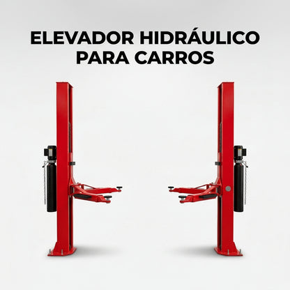 Two-post hydraulic car lift — Portada Principal - Estudio Blanco | Generated by Modelize