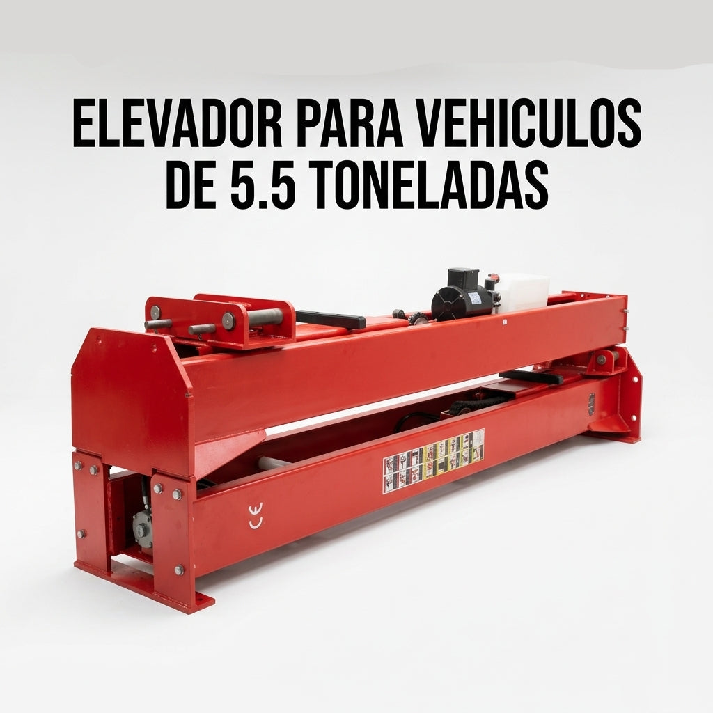 Industrial vehicle lift — Portada Principal - Estudio Blanco | Generated by Modelize