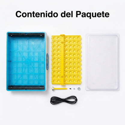 Automatic egg incubator — Contenido del Paquete - Vista Aerea | Generated by Modelize