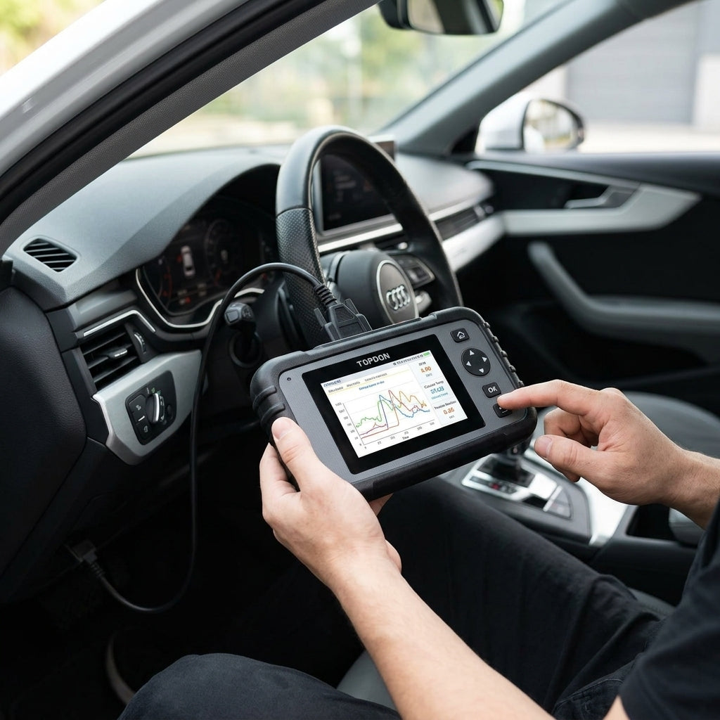 Automotive diagnostic scanner — Estilo de Vida - Producto en Uso | Generated by Modelize