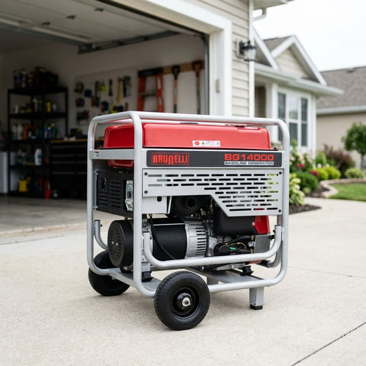 Portable Gasoline Generator — Estilo de Vida - Producto en Uso | Generated by Modelize