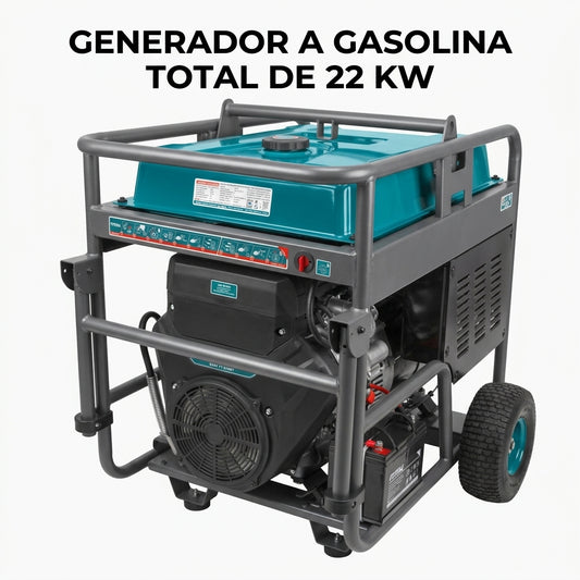 Industrial Gasoline Generator — Portada Principal - Estudio Blanco | Generated by Modelize