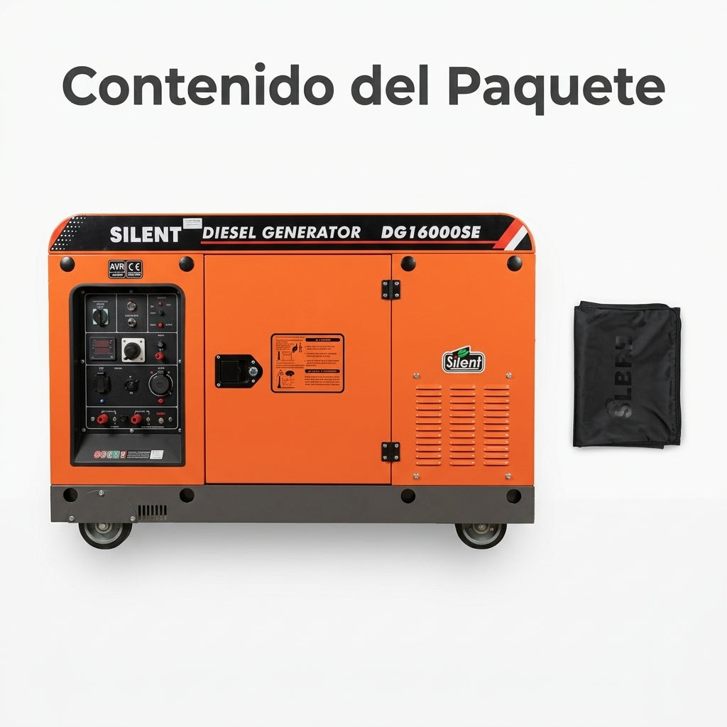 Industrial Diesel Generator — Contenido del Paquete - Vista Aerea | Generated by Modelize