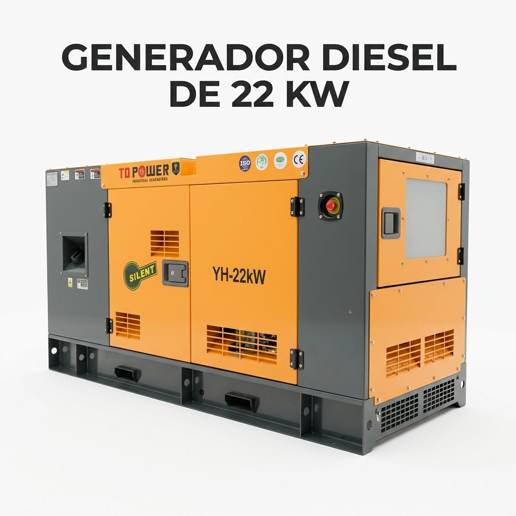 Industrial Diesel Generator — Portada Principal - Estudio Blanco | Generated by Modelize