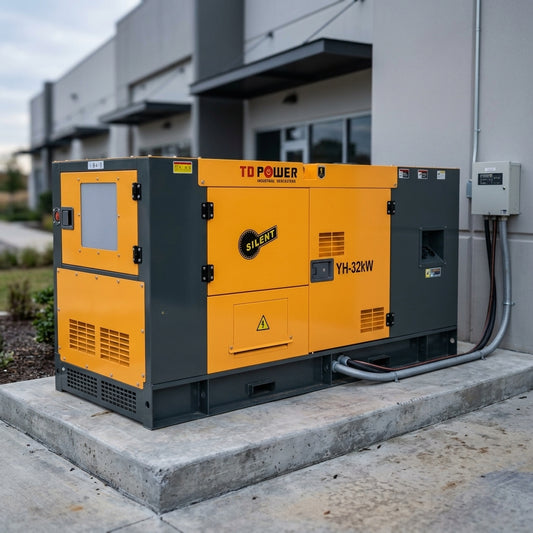 Industrial Diesel Generator — Estilo de Vida - Producto en Uso | Generated by Modelize