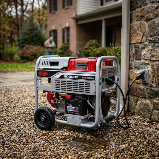 Portable Diesel Generator — Estilo de Vida - Producto en Uso | Generated by Modelize