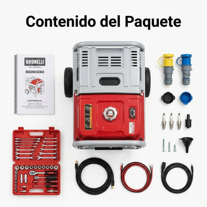 Diesel Generator — Contenido del Paquete - Vista Aerea | Generated by Modelize