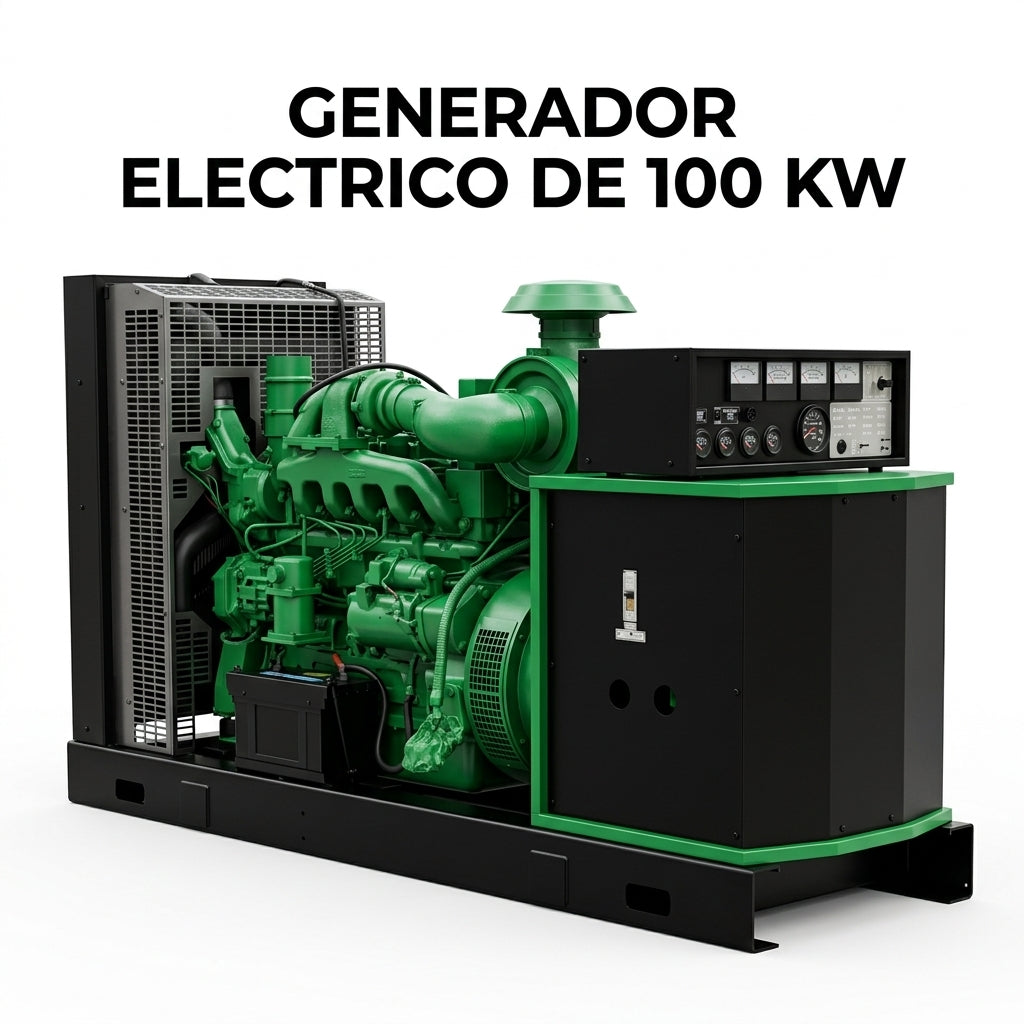 Industrial Diesel Generator — Portada Principal - Estudio Blanco | Generated by Modelize