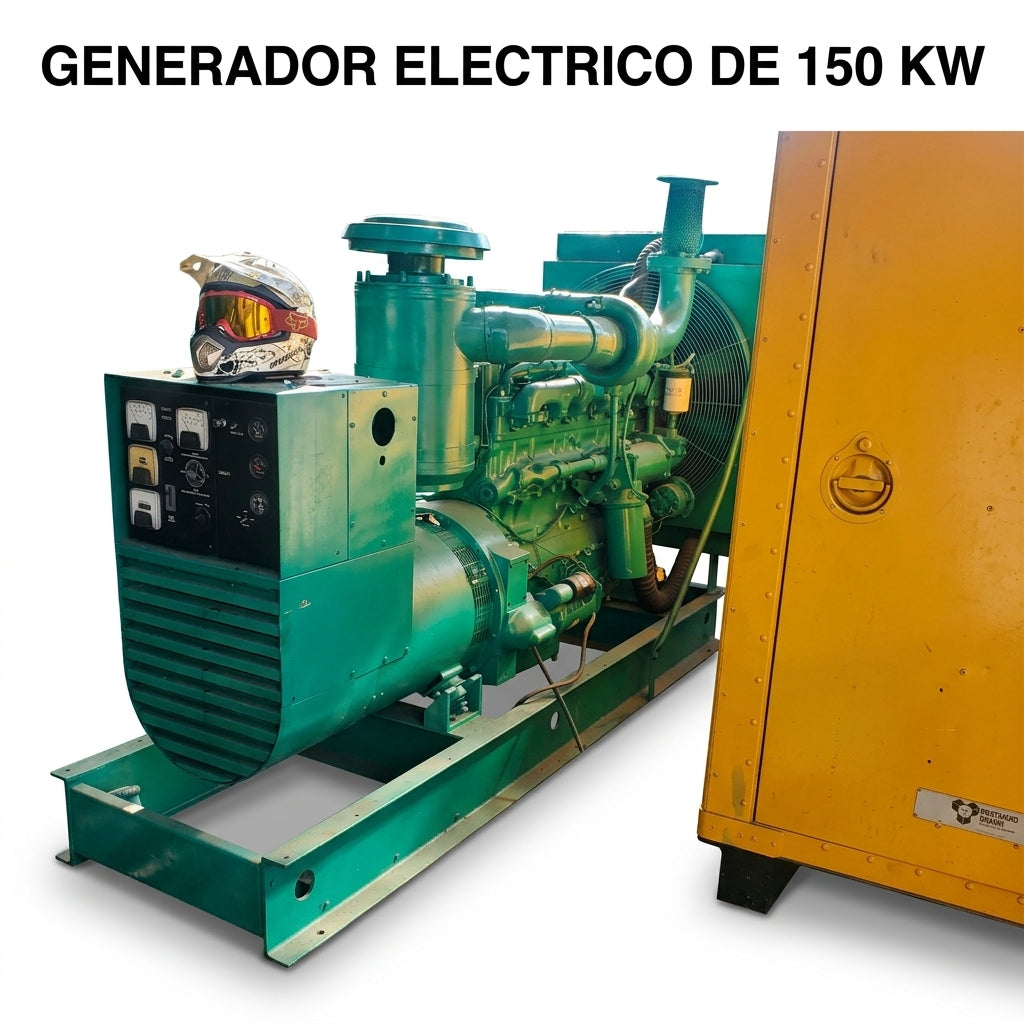 Industrial Diesel Generator — Portada Principal - Estudio Blanco | Generated by Modelize