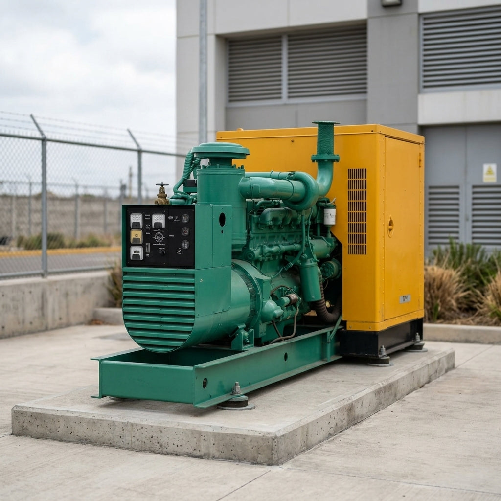 Industrial Diesel Generator — Estilo de Vida - Producto en Uso | Generated by Modelize