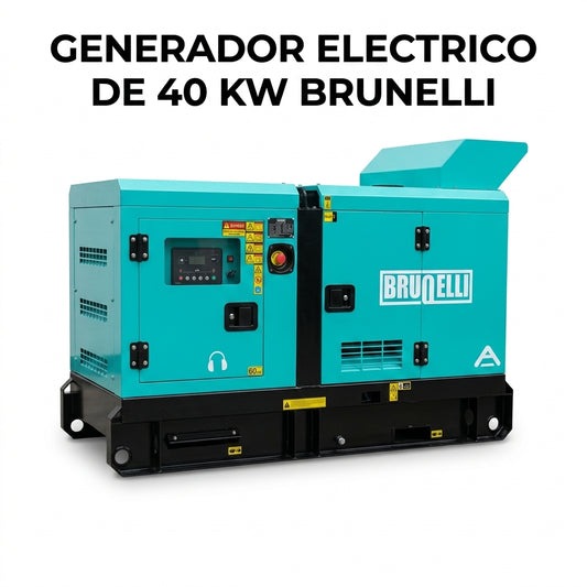 Industrial Electric Generator — Portada Principal - Estudio Blanco | Generated by Modelize