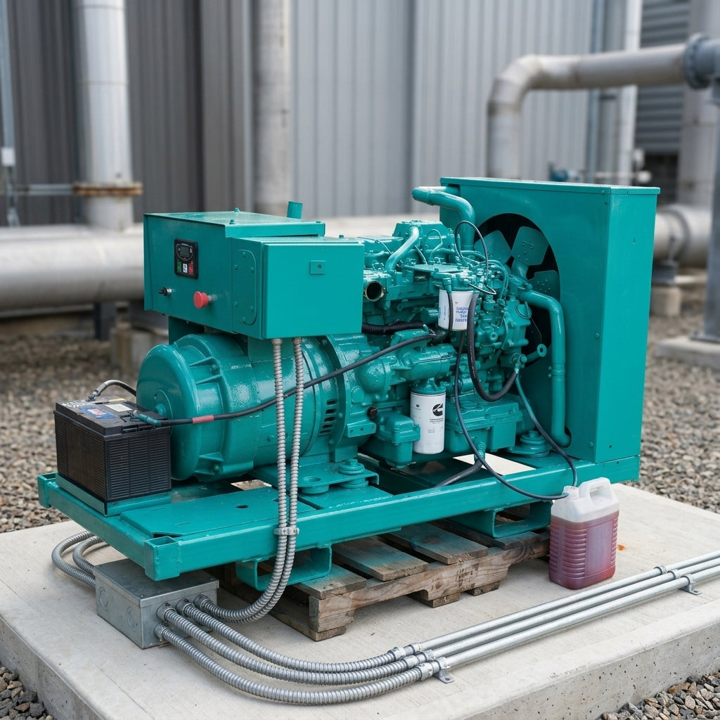Industrial Diesel Generator — Estilo de Vida - Producto en Uso | Generated by Modelize