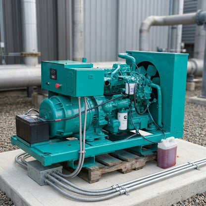 Industrial Diesel Generator — Estilo de Vida - Producto en Uso | Generated by Modelize