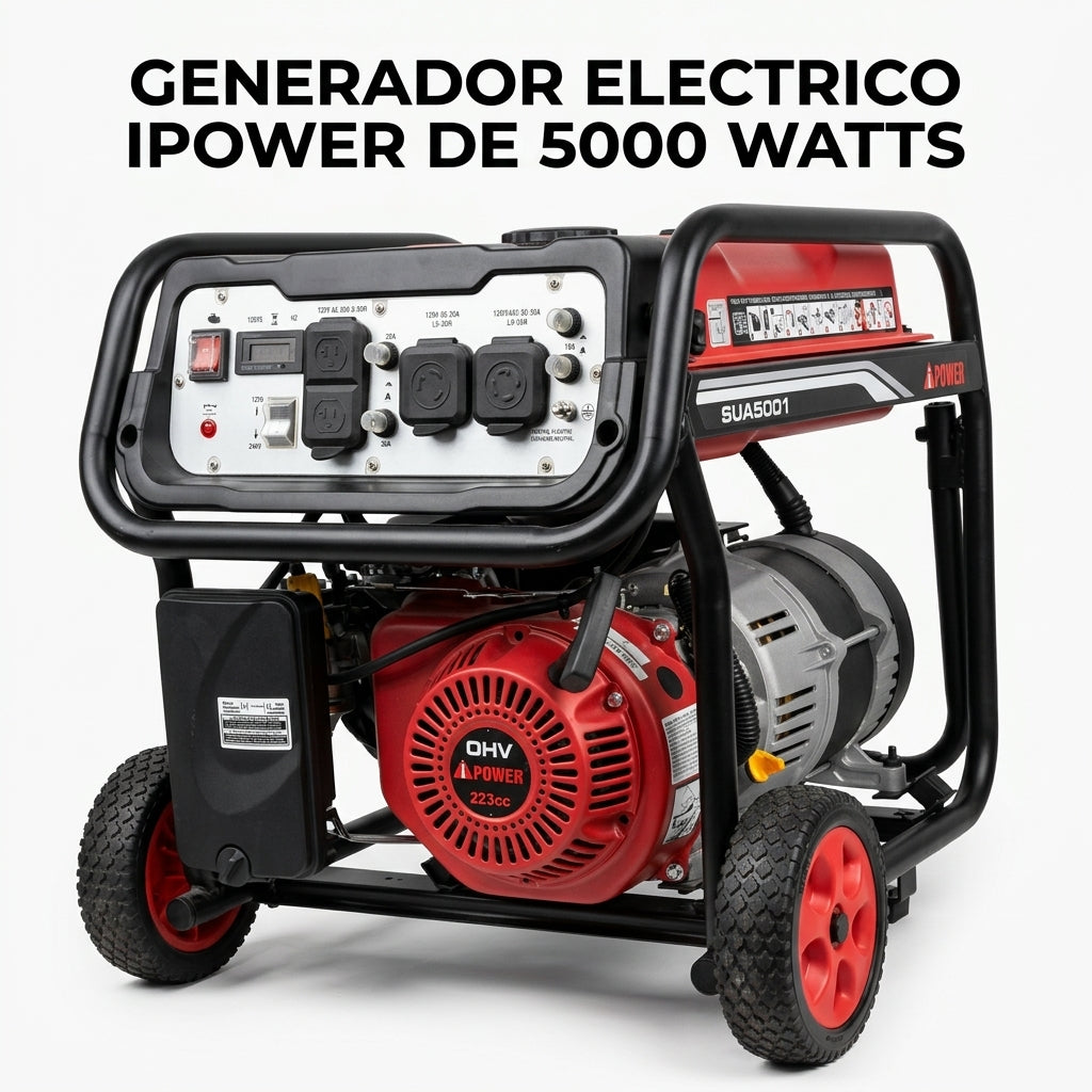 Portable Electric Generator — Portada Principal - Estudio Blanco | Generated by Modelize