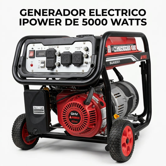 Portable Electric Generator — Portada Principal - Estudio Blanco | Generated by Modelize