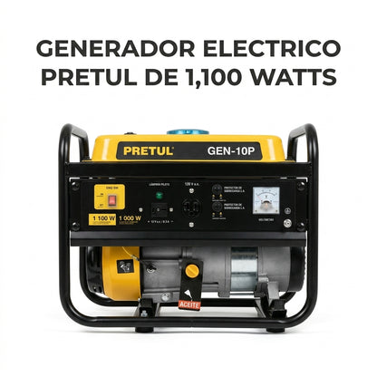 Portable gasoline generator — Portada Principal - Estudio Blanco | Generated by Modelize
