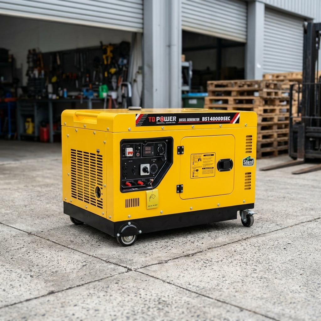 Industrial Diesel Generator — Estilo de Vida - Producto en Uso | Generated by Modelize