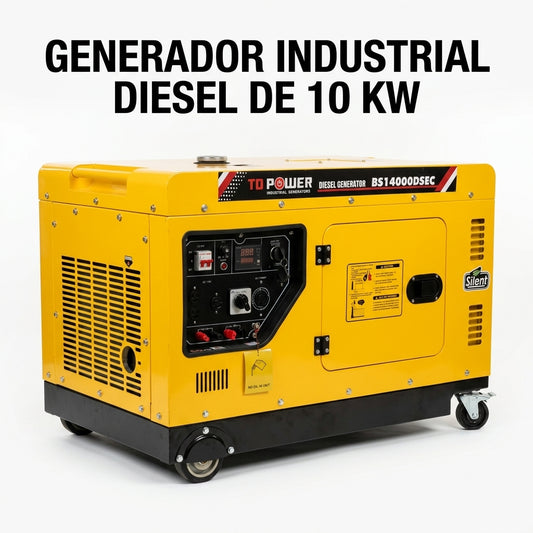 Industrial Diesel Generator — Portada Principal - Estudio Blanco | Generated by Modelize