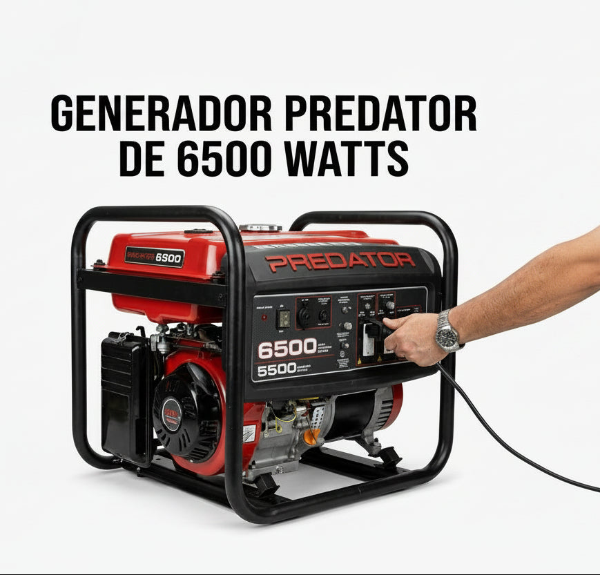 Portable Gasoline Generator — Portada Principal - Estudio Blanco | Generated by Modelize