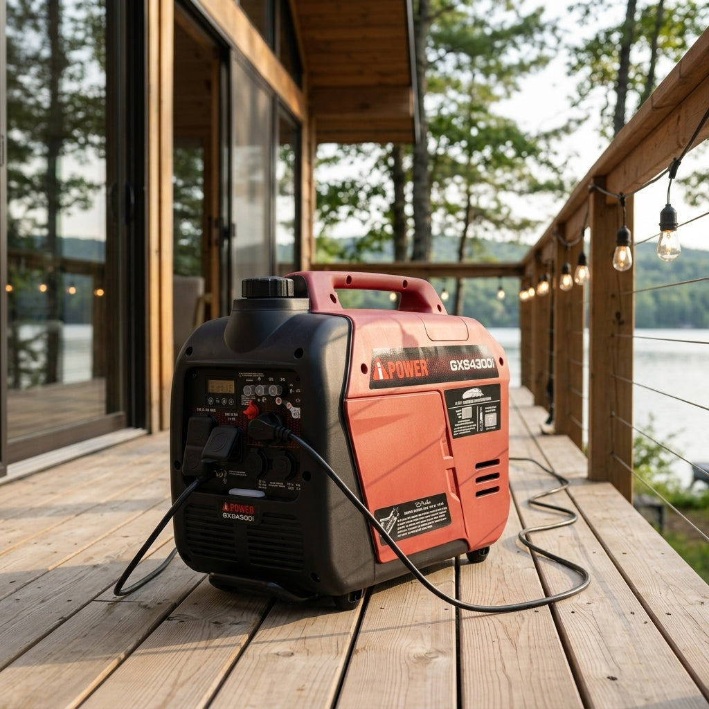 Portable Inverter Generator — Estilo de Vida - Producto en Uso | Generated by Modelize