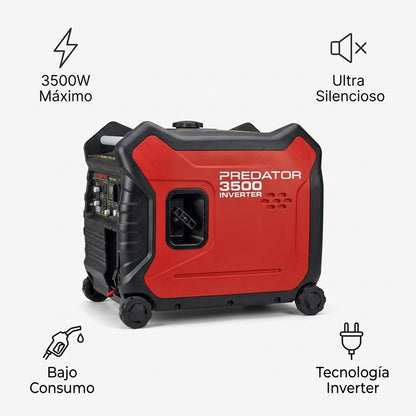 Inverter Generator — Infografia de Caracteristicas | Generated by Modelize