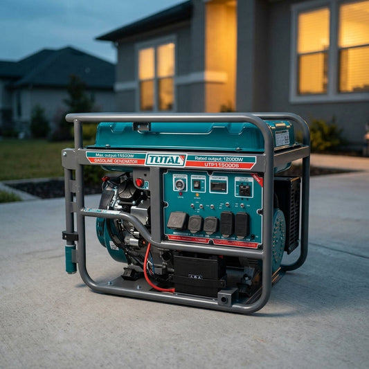 Portable Gasoline Generator — Estilo de Vida - Producto en Uso | Generated by Modelize