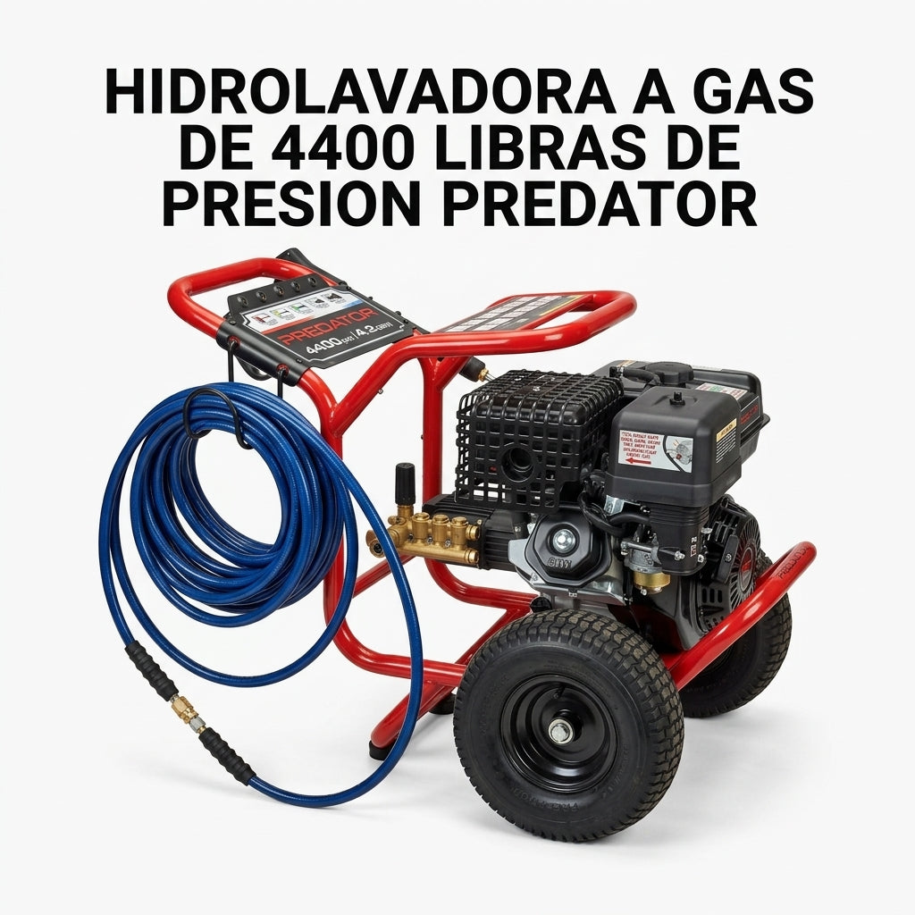 Gas-powered pressure washer — Portada Principal - Estudio Blanco | Generated by Modelize