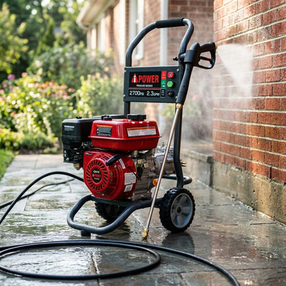 Gas-powered pressure washer — Estilo de Vida - Producto en Uso | Generated by Modelize
