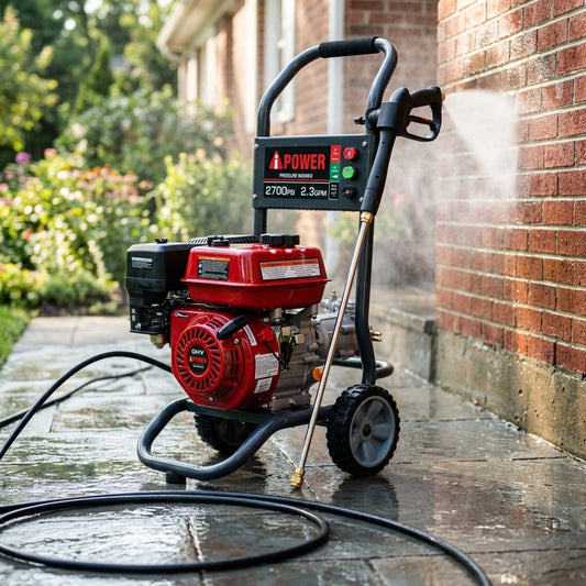Gas-powered pressure washer — Estilo de Vida - Producto en Uso | Generated by Modelize