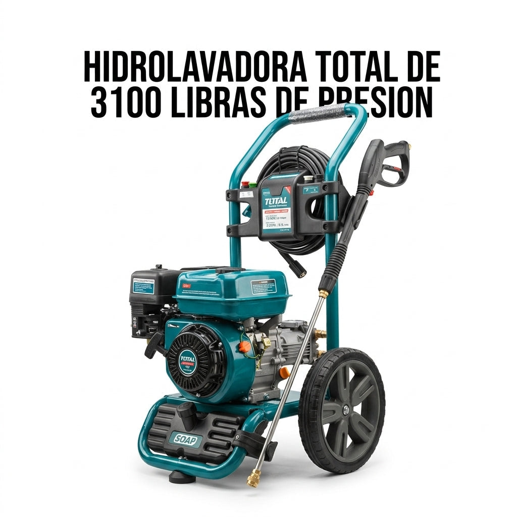 Gas-powered pressure washer — Portada Principal - Estudio Blanco | Generated by Modelize