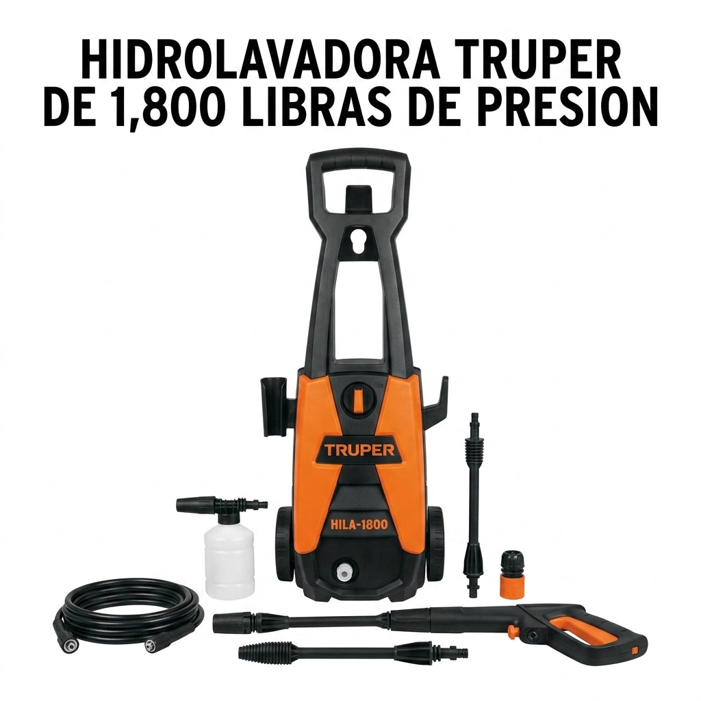 Electric pressure washer — Portada Principal - Estudio Blanco | Generated by Modelize