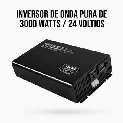 Pure Sine Wave Power Inverter — Portada Principal - Estudio Blanco | Generated by Modelize