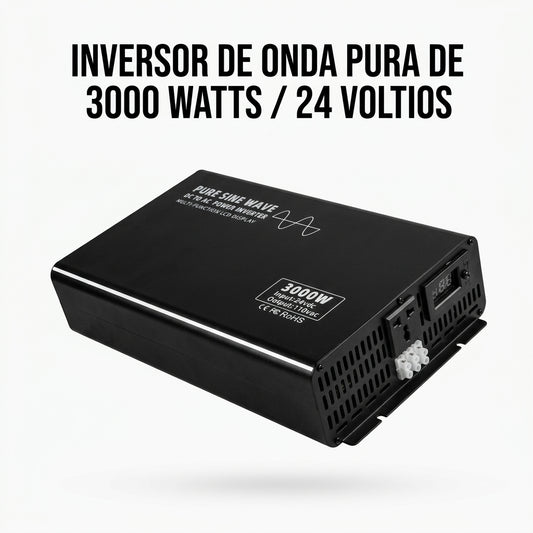 Pure Sine Wave Power Inverter — Portada Principal - Estudio Blanco | Generated by Modelize