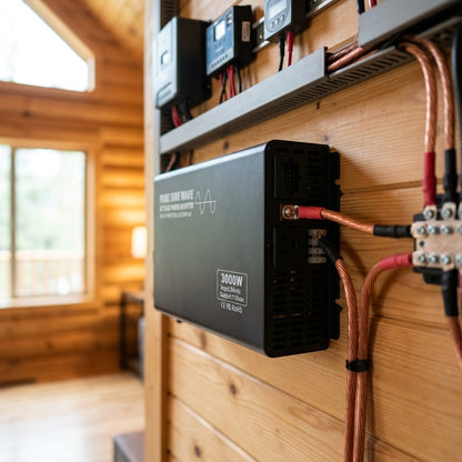 3000W Pure Sine Wave Power Inverter — Estilo de Vida - Producto en Uso | Generated by Modelize