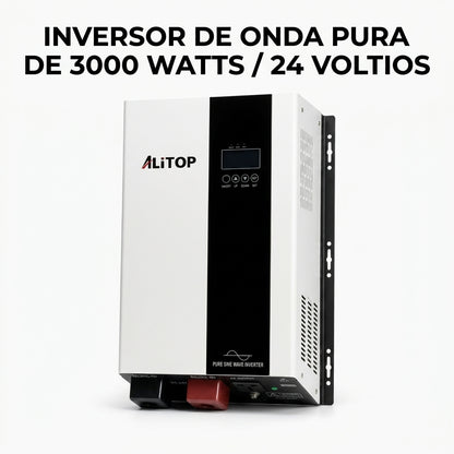 Pure Sine Wave Power Inverter — Portada Principal - Estudio Blanco | Generated by Modelize