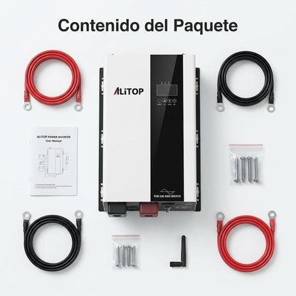 Power Inverter — Contenido del Paquete - Vista Aerea | Generated by Modelize