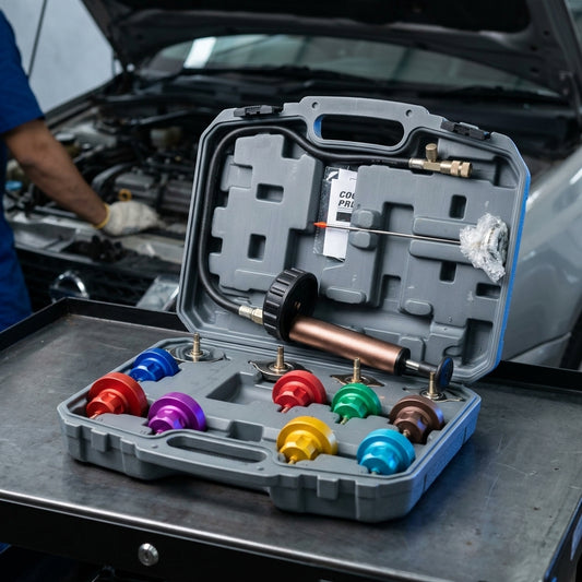 Cooling system leak detection kit — Estilo de Vida - Producto en Uso | Generated by Modelize